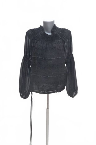 Damen -T-ShirtGenesisohne Aufdruck,farbeschwarz,größeM