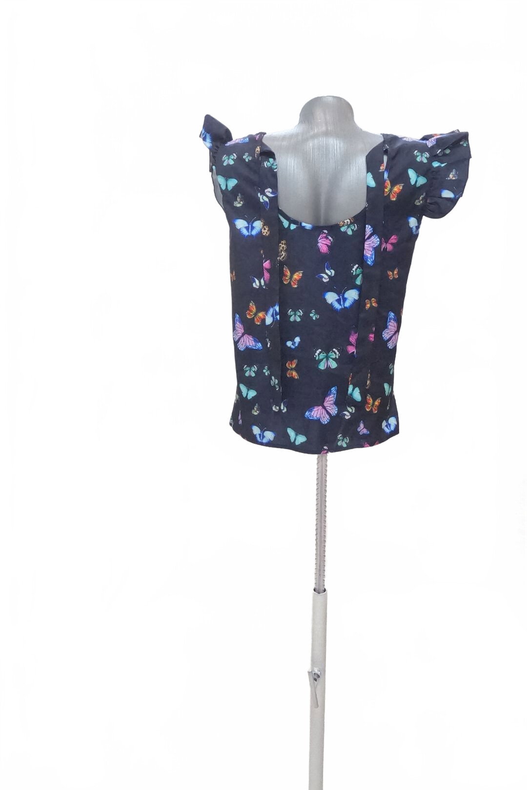 Damen -T-ShirtSheinohne Aufdruck,farbegemustert,größeM