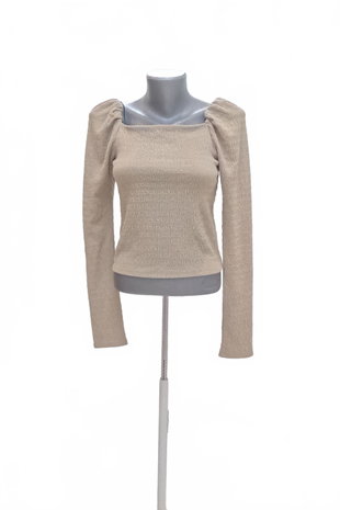 Damen -T-ShirtH&Mohne Aufdruck,farbebeige,größeXS