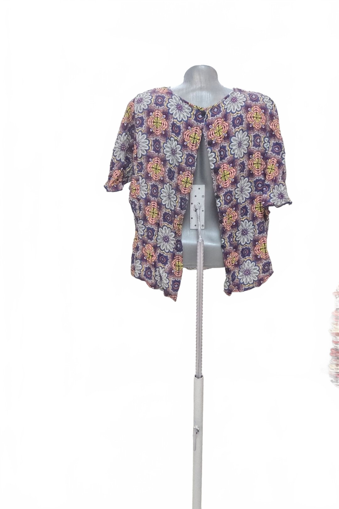 Damen -T-ShirtTuohne Aufdruck,farbegemustert,größe44