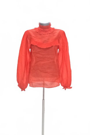 Damen -T-ShirtH&Mohne Aufdruck,farberot,größe36