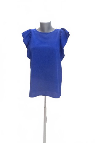 Damen -T-ShirtGateohne Aufdruck,farbeblau,größeXS