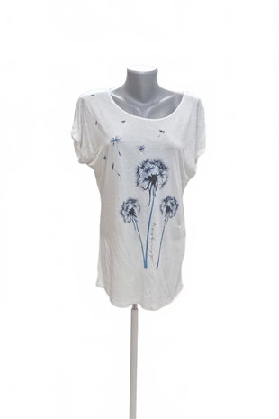 Damen -T-ShirtOrsaymit Aufdruck,farbeweiss,größeM