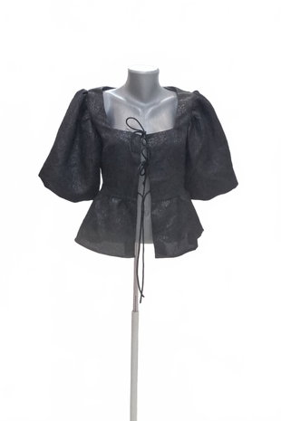 Damen -T-ShirtH&Mohne Aufdruck,farbeschwarz,größeS