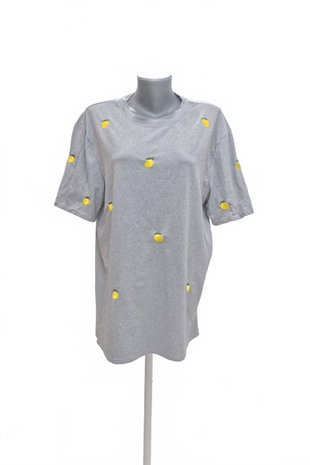 Damen -T-ShirtGenesisohne Aufdruck,farbegrau,größeL