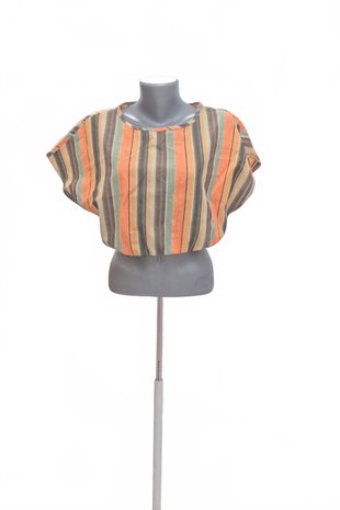 Damen -T-ShirtSheinohne Aufdruck,farbegestreift,größe40