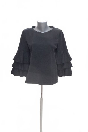 Damen -T-ShirtOnlyohne Aufdruck,farbeschwarz,größeS