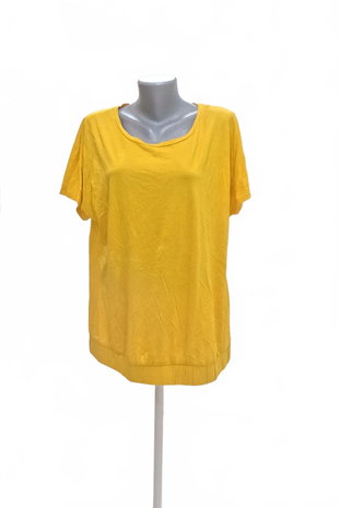 Damen -T-ShirtTchiboohne Aufdruck,farbegelb,größe44