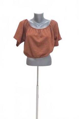 Damen -T-ShirtAmisuohne Aufdruck,farbebraun,größe38