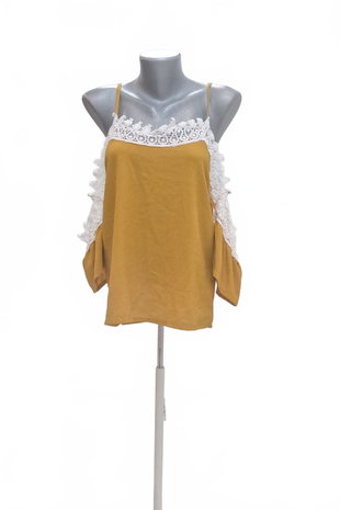 Damen -T-ShirtGenesisohne Aufdruck,farbegelb,größeM