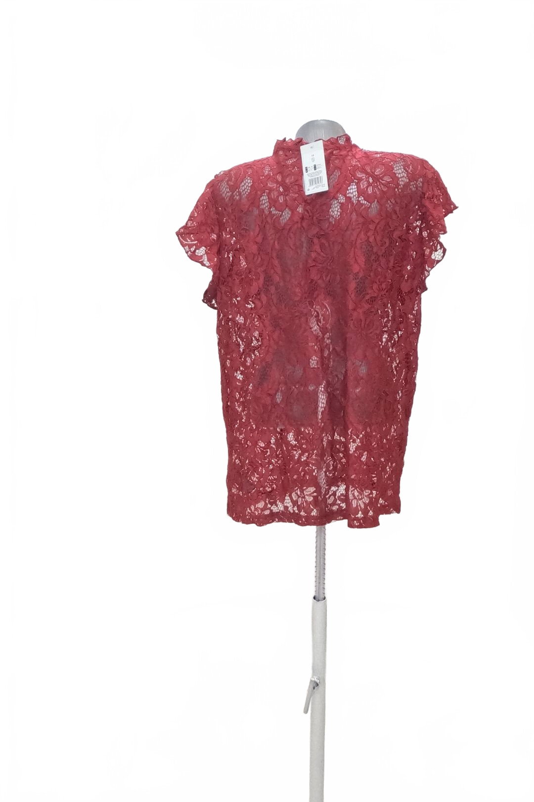 Damen -T-ShirtF&Fohne Aufdruck,farberot,größe46