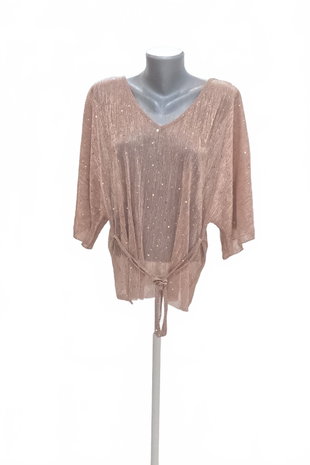 Damen -T-ShirtGenesisohne Aufdruck,farbebeige,größeL