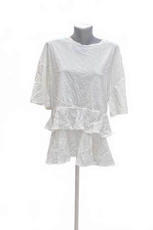 Damen -T-ShirtH&Mohne Aufdruck,farbeweiss,größeM