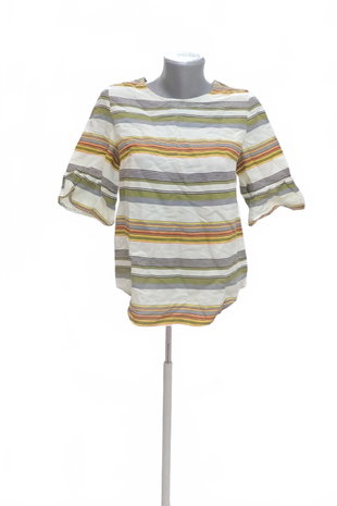 Damen -T-ShirtGenesisohne Aufdruck,farbegestreift,größeM
