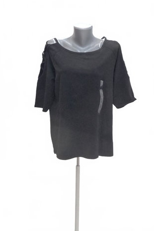 Damen -T-ShirtJaninaohne Aufdruck,farbeschwarz,größe48