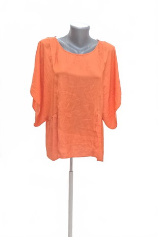 Damen -T-ShirtZaraohne Aufdruck,farbeorange,größeXL
