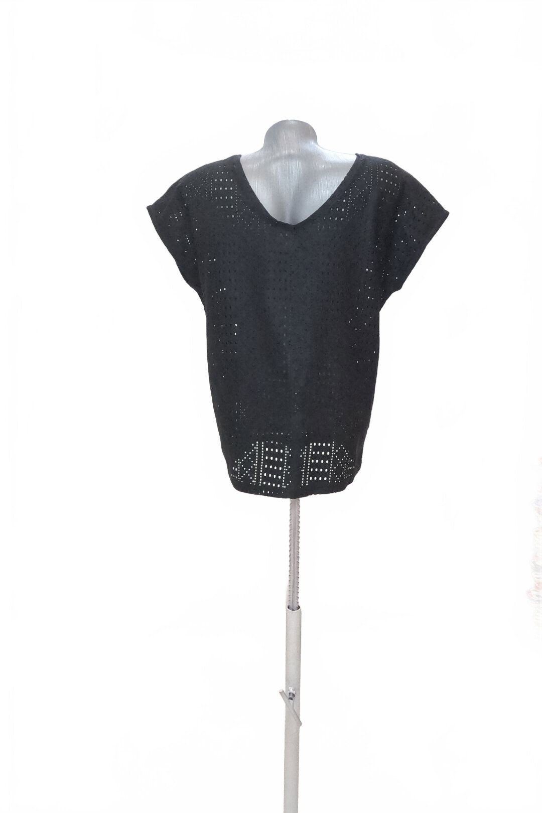 Damen -T-ShirtGenesisohne Aufdruck,farbeschwarz,größeM