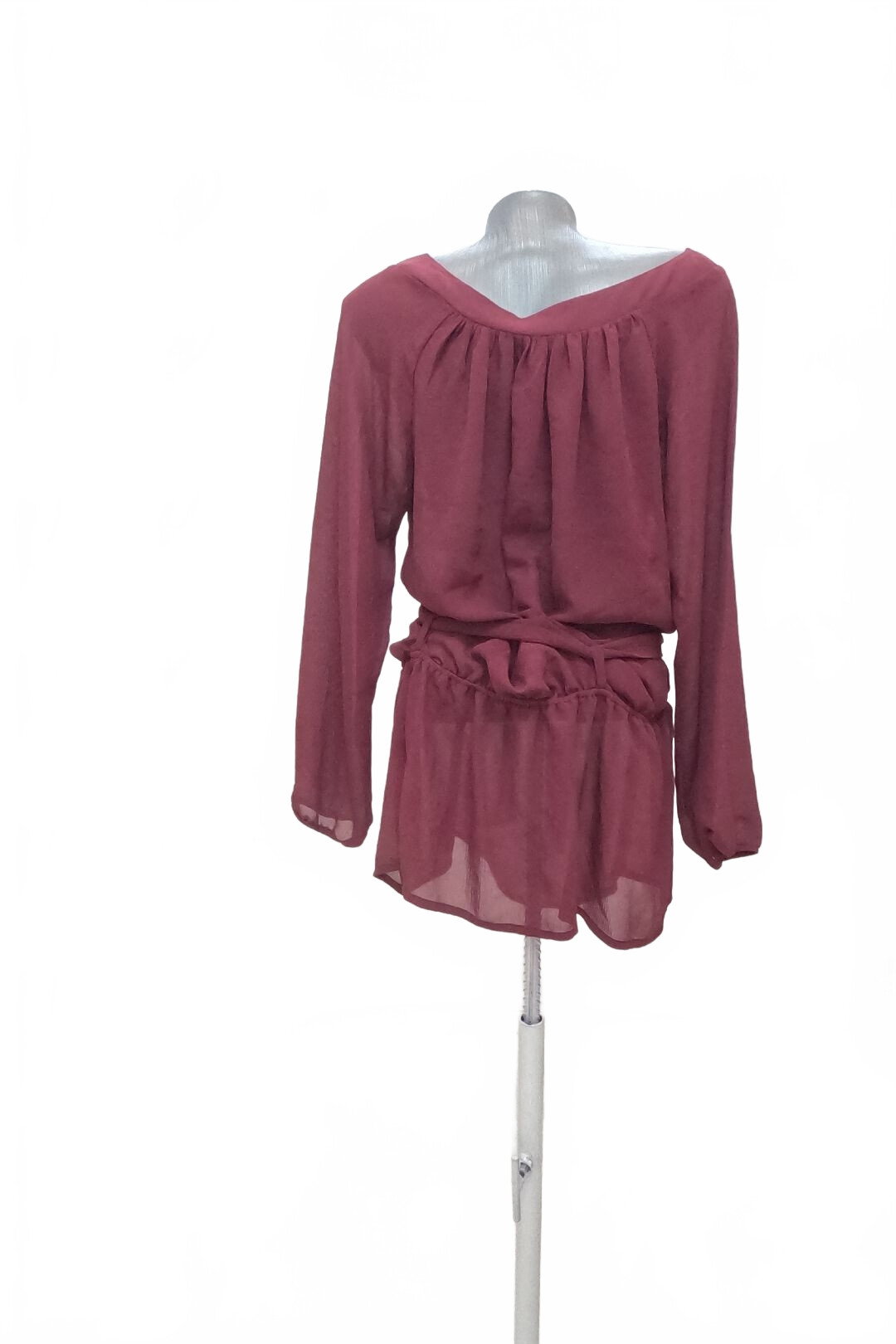 Damen -T-ShirtGenesisohne Aufdruck,farbebordo,größeM