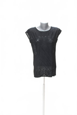 Damen -T-ShirtGateohne Aufdruck,farbeschwarz,größe38