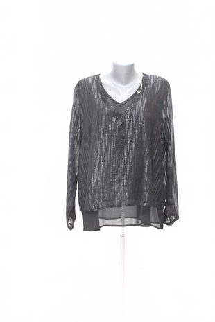Damen -T-ShirtJaninaohne Aufdruck,farbeschwarz,größe46