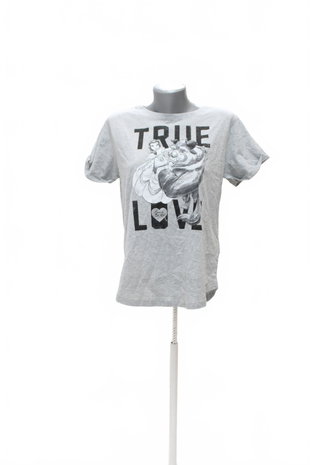 Damen -T-ShirtGenesismit Aufdruck,farbegrau,größeS