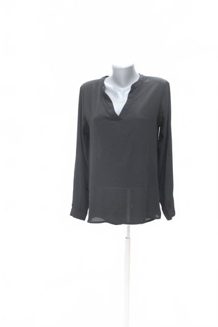 Damen -T-ShirtAmisuohne Aufdruck,farbeschwarz,größeS