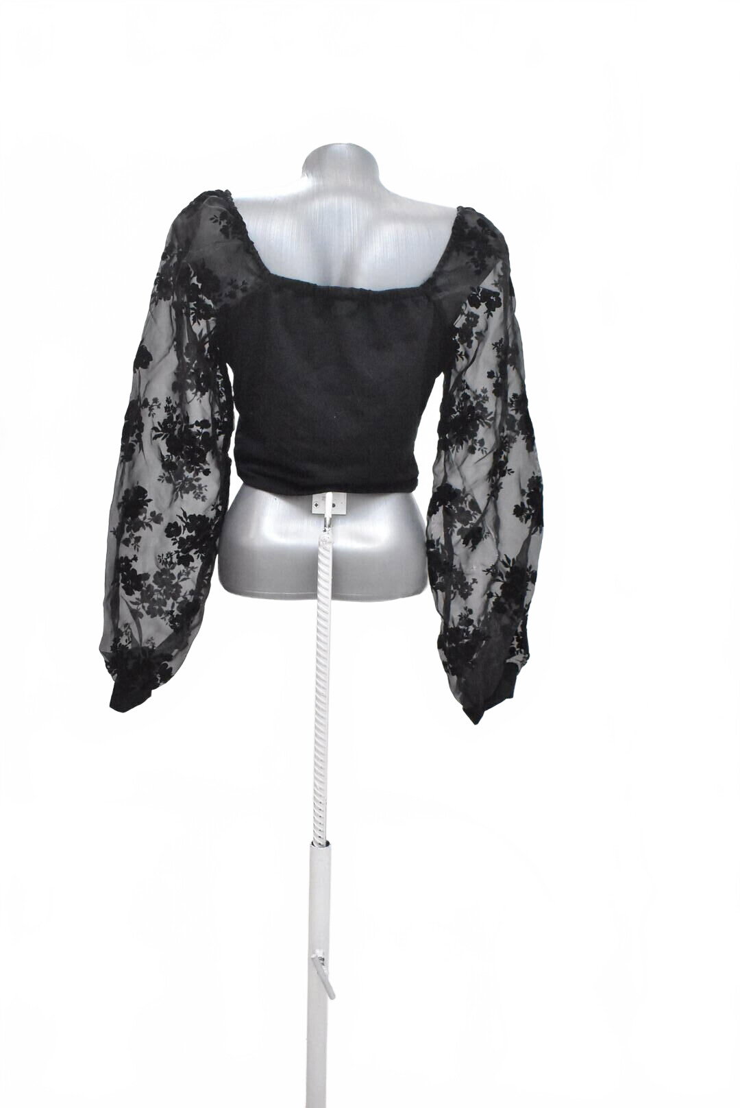 Damen -T-ShirtSheinohne Aufdruck,farbeschwarz,größeL