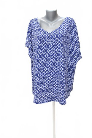 Damen -T-ShirtJaninaohne Aufdruck,farbegemustert,größe54