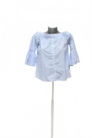Damen -T-ShirtAmisuohne Aufdruck,farbegestreift,größeXS