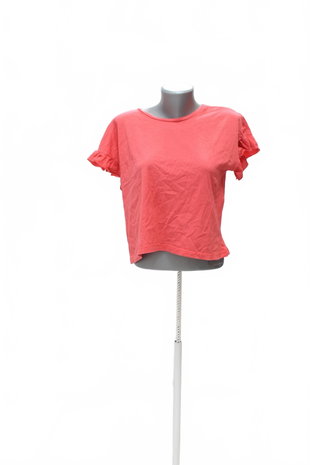 Damen -T-ShirtZaraohne Aufdruck,farberute,größeM