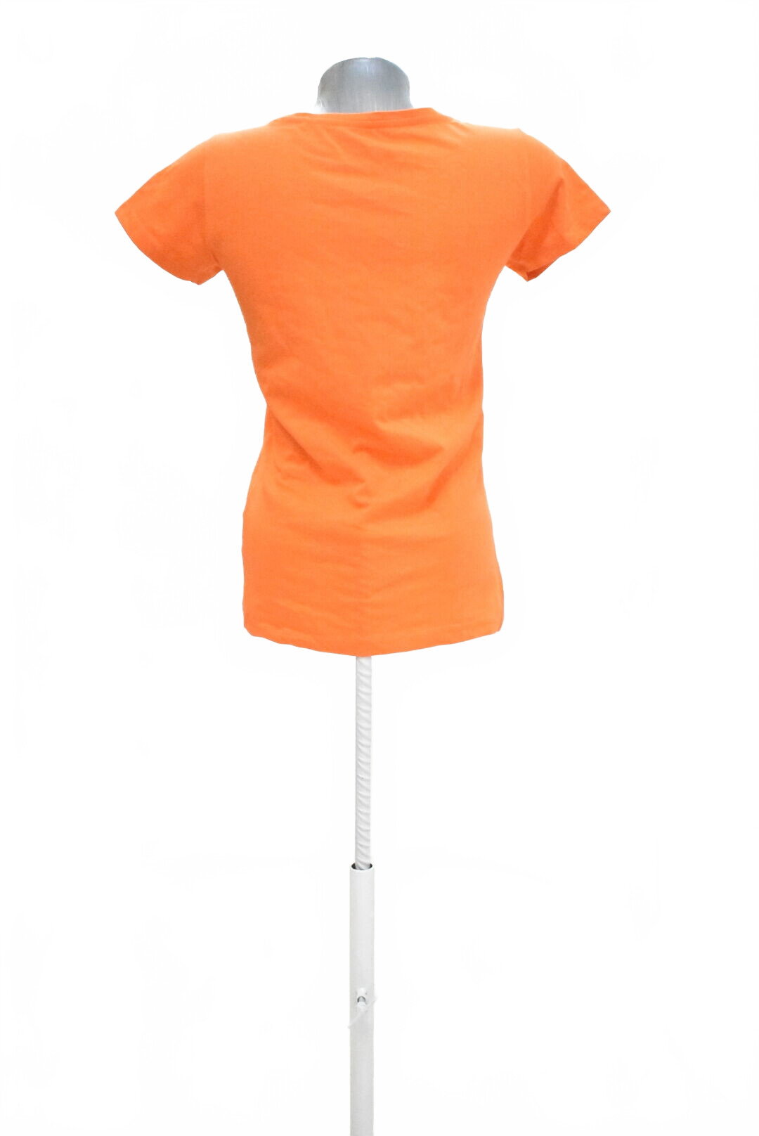 Damen -T-ShirtEver.meohne Aufdruck,farbeorange,größeS
