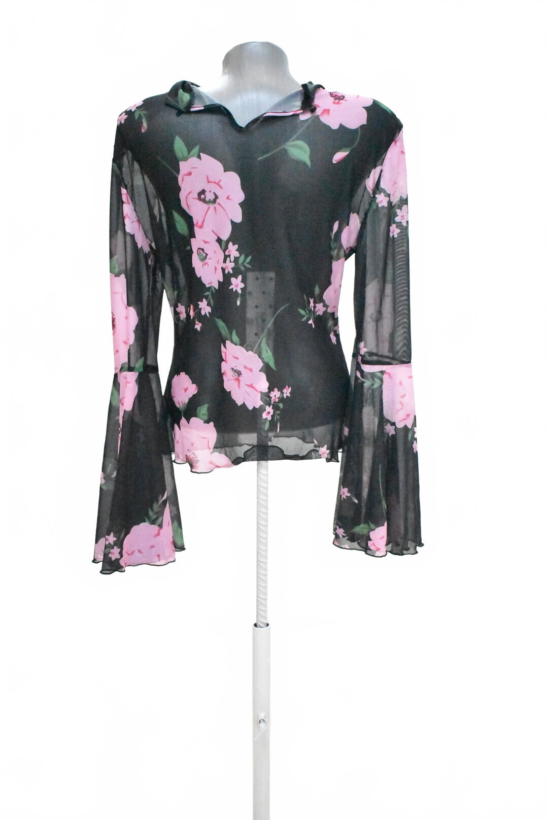 Damen -T-ShirtSheinohne Aufdruck,farbegeblümt,größe44