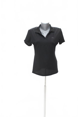 Damen -T-ShirtAdidasmit Aufdruck,farbeschwarz,größe2XL