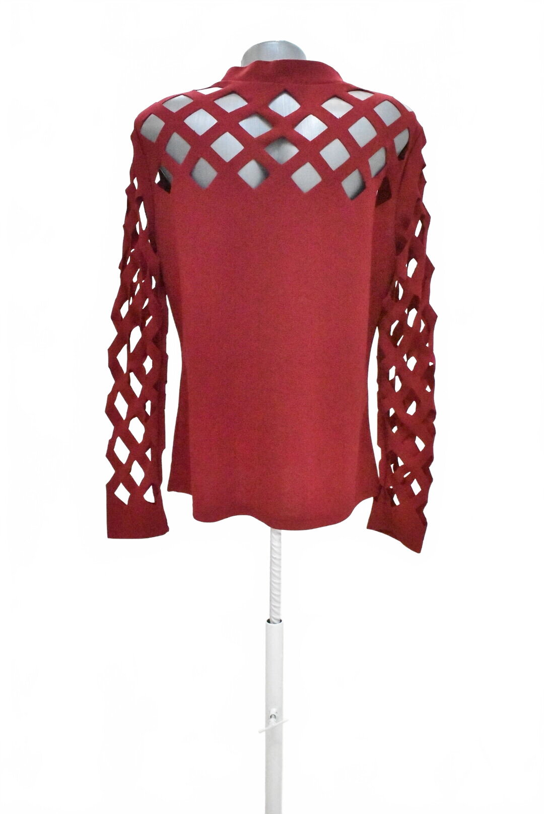 Damen -T-ShirtSheinohne Aufdruck,farbebordo,größeXL
