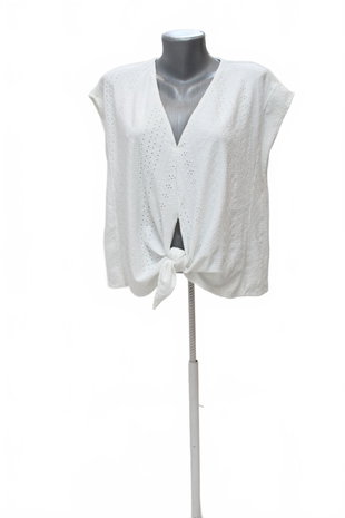 Damen -T-ShirtZaraohne Aufdruck,farbeweiss,größeS