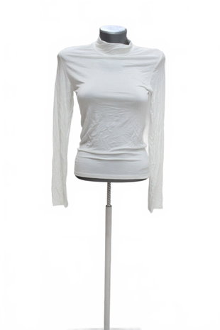 Damen -T-ShirtStradivariusohne Aufdruck,farbeweiss,größeL