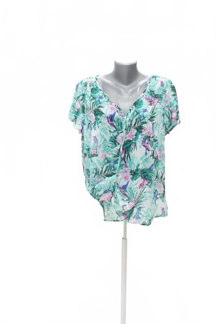 Damen -T-ShirtJaninaohne Aufdruck,farbegeblümt,größe42