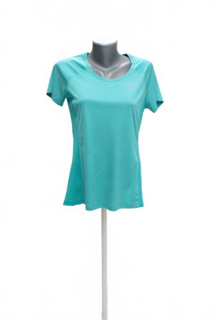 Damen -T-ShirtNikeohne Aufdruck,farbetůrkis,größeM
