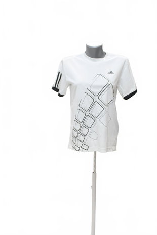 Damen -T-ShirtAdidasmit Aufdruck,farbegemustert,größeL