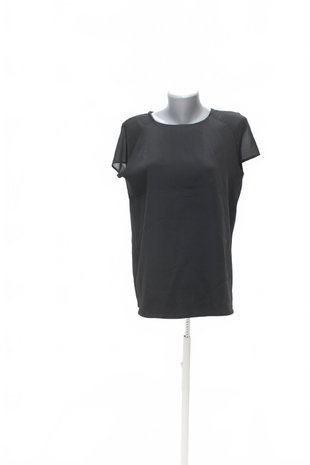 Damen -T-ShirtMangoohne Aufdruck,farbeschwarz,größeM