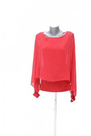 Damen -T-ShirtOrsayohne Aufdruck,farberot,größe38