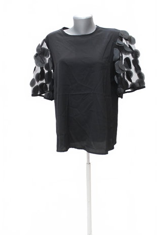Damen -T-ShirtGenesisohne Aufdruck,farbeschwarz,größeL