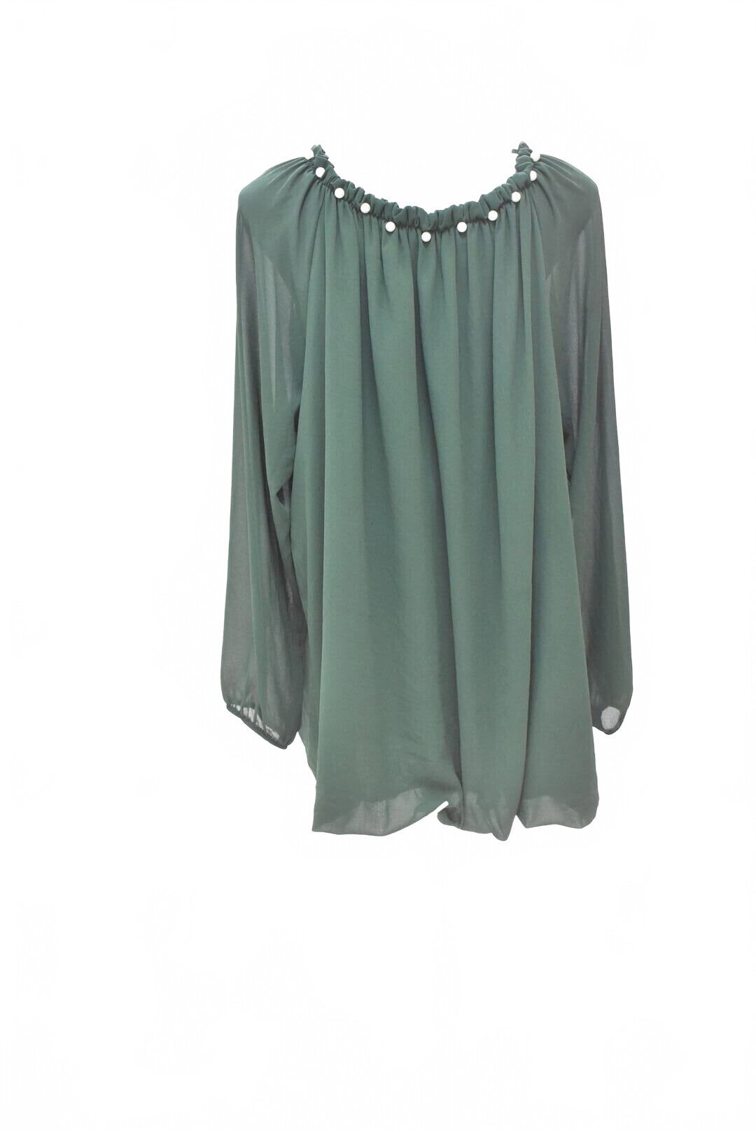 Damen -T-ShirtGenesisohne Aufdruck,farbegrün,größe3XL
