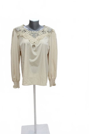 Damen -T-ShirtGenesisohne Aufdruck,farbebeige,größeL