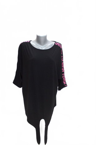 Damen -T-ShirtGenesisohne Aufdruck,farbeschwarz,größe44