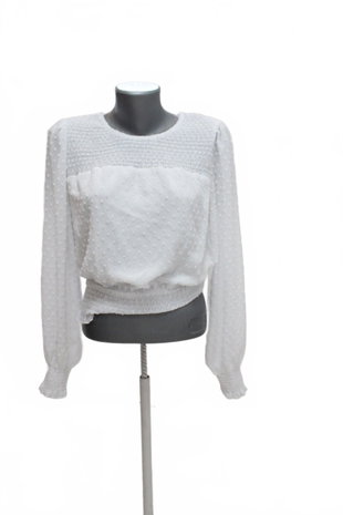 Damen -T-ShirtFbsisterohne Aufdruck,farbeweiss,größeM